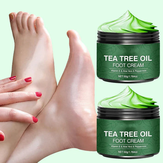 🥳2026 HOT SALE🥳💞50K+ SOLD!✨ 💝Soothing Aloe Vera & Tea Tree Foot Moisturizer💧BUY 1 GET 1 FREE💧