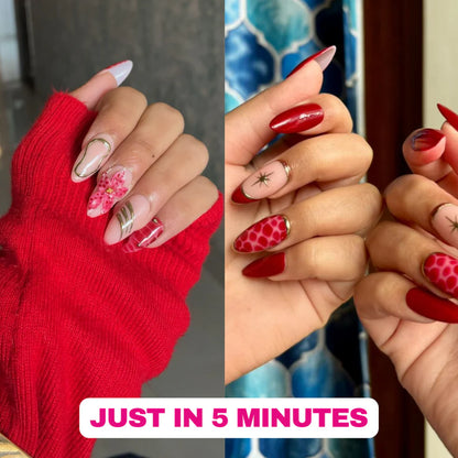 Blush Garden Grace press-on nail 💅BUY 1 GET 1 FREE