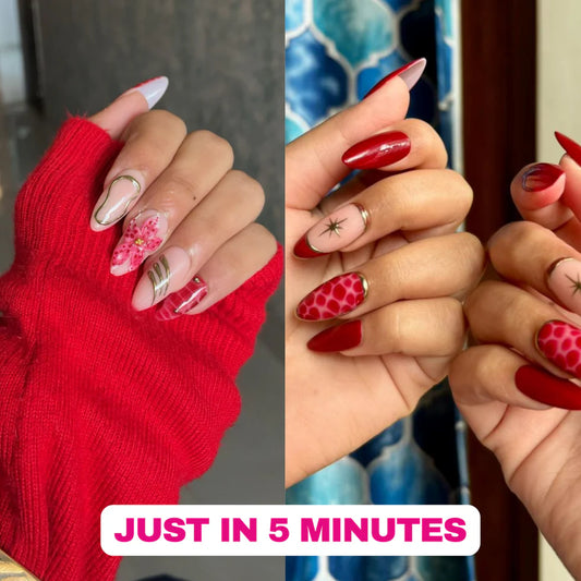 Blush Garden Grace press-on nail 💅BUY 1 GET 1 FREE
