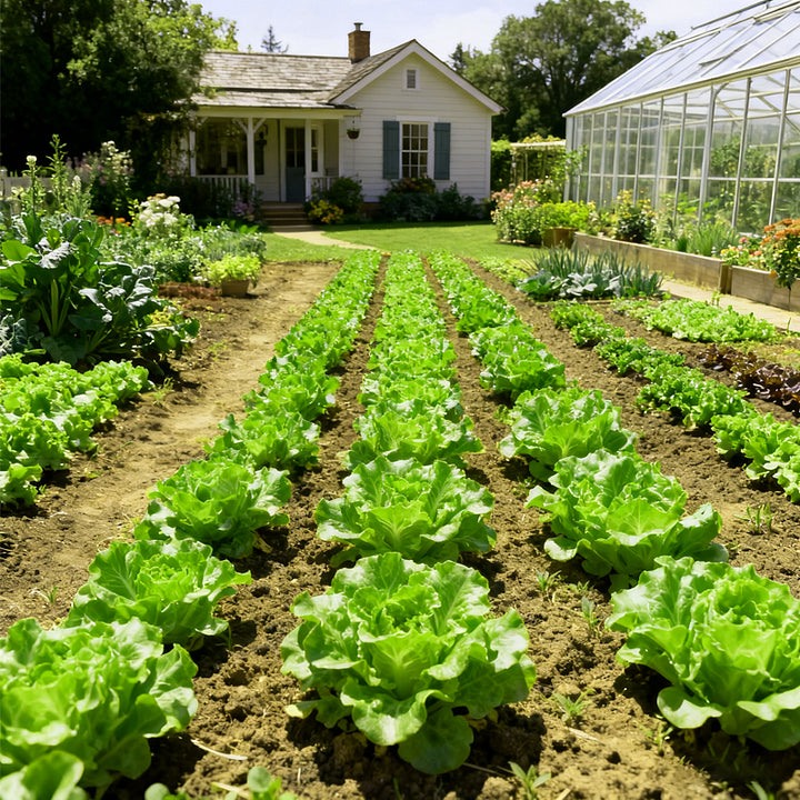 🌱 grow your own italian lettuce from seed — crisp, sweet & easy to harvest 🌿🌟 free organic pot mix 100 grams