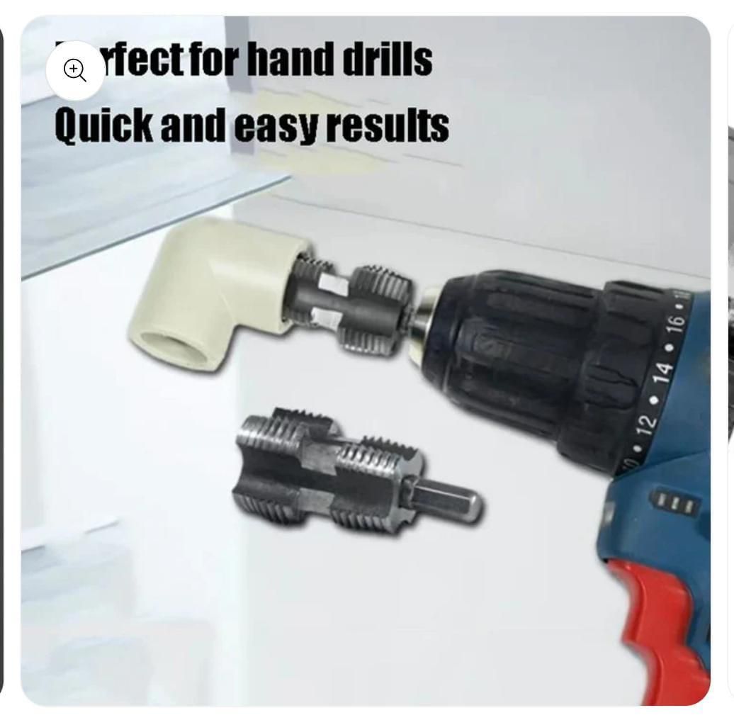 electric drill tool pipe threading opener