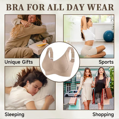 🎁3-Pack🔥Super Firming Wire-Free Push Up Bra All-Day Comfort No More Sagging (3-Pack Value Set)