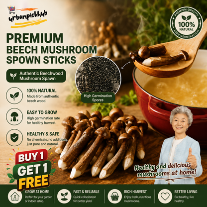 🥳2026 HOT SALE🥳💞50K+ SOLD!✨Premium Organic Mushroom Harvest Grow Kit Seeds – Buy 1 Get 1 Free Special Pack