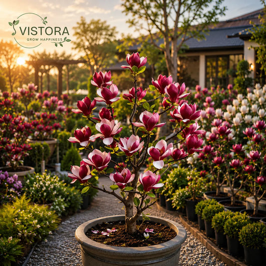 Magnolia liliiflora (Purple Orchids) Bulbs 🌸 Flowers Hide the Leaves, Fragrance Fills the Air🌸Buy 4 Get 4 Free Bulbs🌸