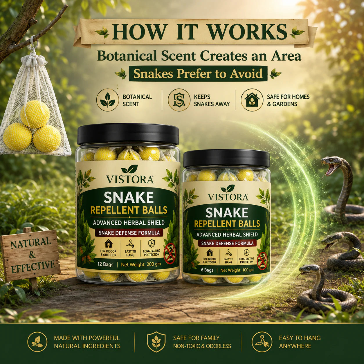 🥰hot sale 50% off🥰 🐍snake repellent balls🐍 - advanced herbal shield protection✨buy 1 get 1 free✨