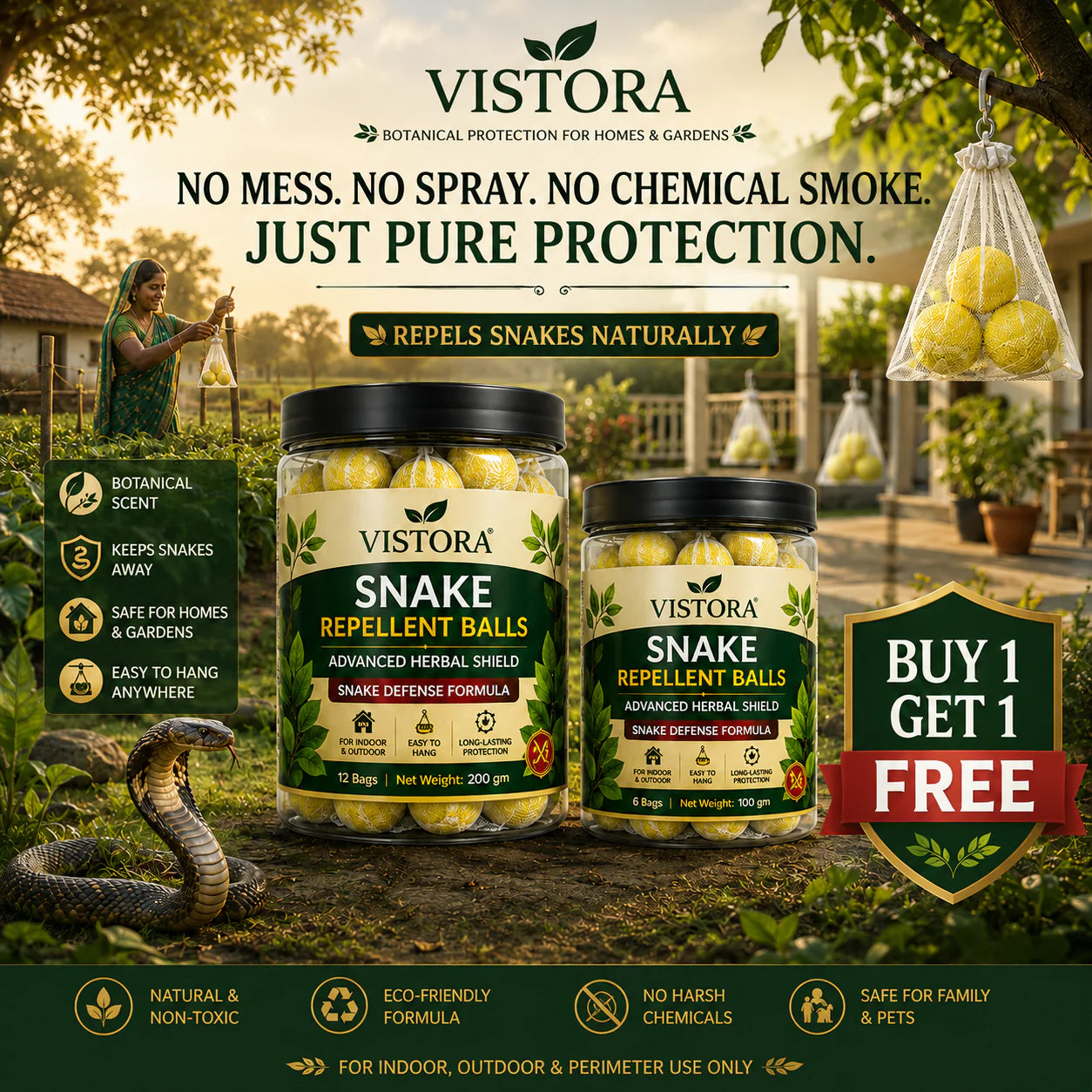🥰hot sale 50% off🥰 🐍snake repellent balls🐍 - advanced herbal shield protection✨buy 1 get 1 free✨