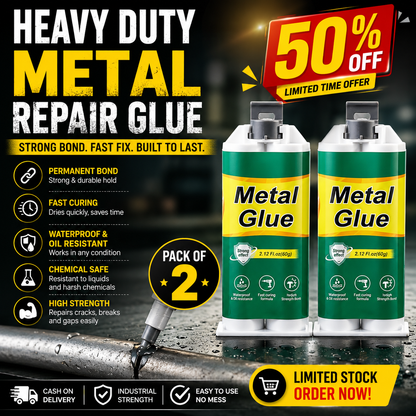 🔥LIMITED TIME 50% OFF! + BUY 1 GET 1 FREE 🔥🛠️High-Strength AB Metal Repair Glue