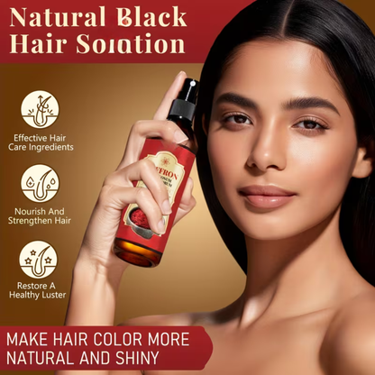 🔥Last day special, 50% off🔥【Grey Hair No Longer Grows】Saffron Essence Spray from White to Black🔥 BUY 1 GET 1 FREE! 🔥