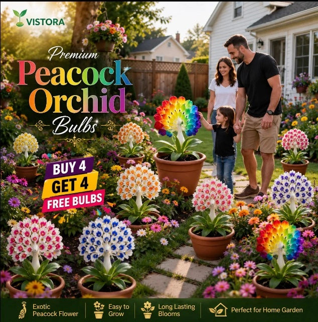 💠 “the queen of fragrant blooms — peacock orchid bulbs for pure garden luxury”🌸buy 4 get 4 free bulbs🌸