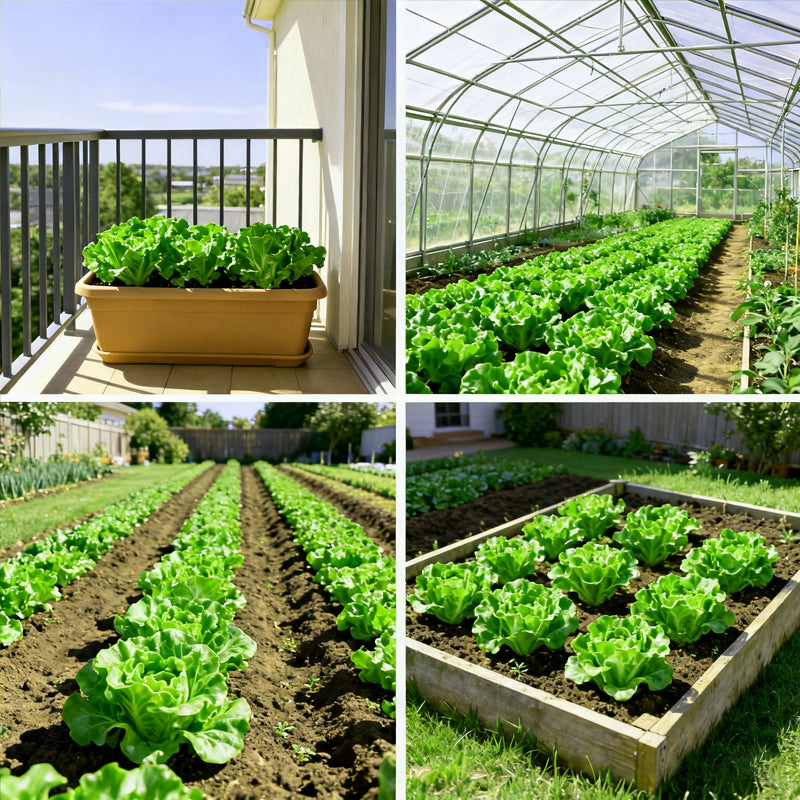 🌱 grow your own italian lettuce from seed — crisp, sweet & easy to harvest 🌿🌟 free organic pot mix 100 grams