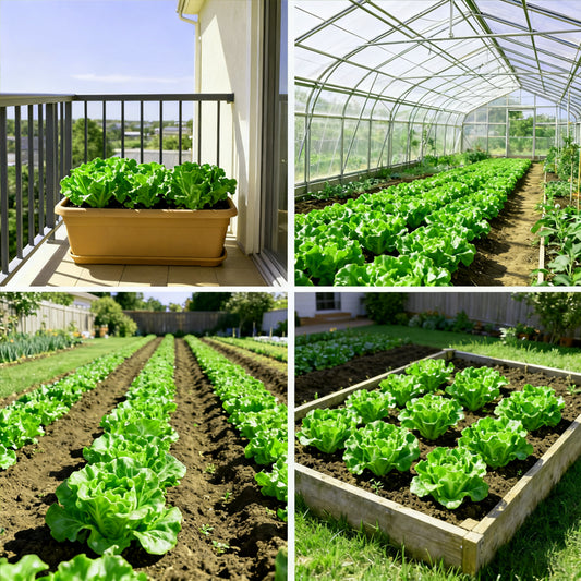 🌱 Grow Your Own Italian Lettuce from Seed — Crisp, Sweet & Easy to Harvest 🌿🌟 Free Organic Pot Mix 100 Grams