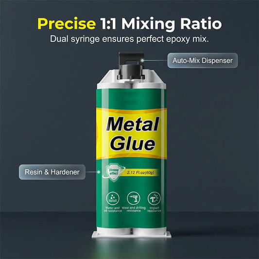 🔥LIMITED TIME 50% OFF! + BUY 1 GET 1 FREE 🔥🛠️High-Strength AB Metal Repair Glue